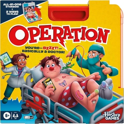 Operation Electronic Board Game with All-in-One Carrying Case - English Version - Image 1 of 4