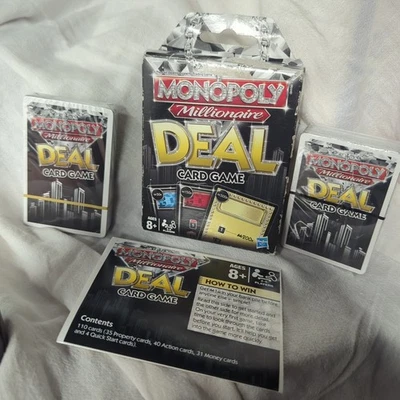 Monopoly Millionaire Deal Card Game New  Unused Sealed Cards OPEN BOX - Image 1 of 4