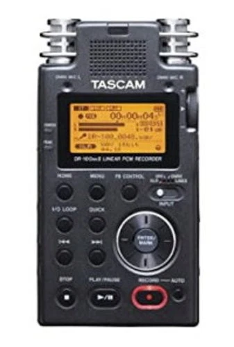 TASCAM DR-100MKII Portable Digital Audio Recorder 24bit 96kHz PCM Recorder Used - Image 1 of 1