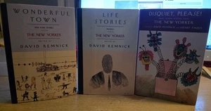 The New Yorker Hardcover Set – 3 David Remnick Anthologies – Humor, Profiles, NY - Picture 1 of 12