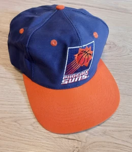 Vintage NBA Phoenix SUNS 90's Snapback Cap Hat Purple/Orange Made in Taiwan - Picture 1 of 8
