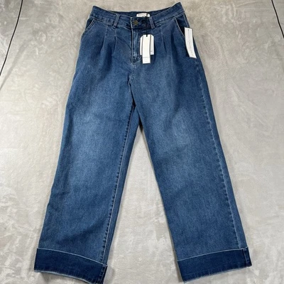 BAGATELLE Collection New York Jeans Womens 27 Tailored Wide Leg Denim NEW - Image 1 of 4