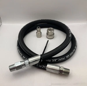 Tool Daily Pressure Washer Whip Hose with Power Washer Adapter Set, 4 FT - Imagen 1 de 6