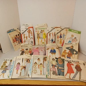 15 Simplicity Butterick McCall's Sewing Patterns Vintage Clothing - Picture 1 of 8