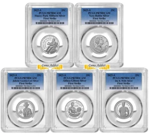 2025 S Silver Quarters Set 25C PCGS PR70DCAM First Strike #1 - Picture 1 of 2
