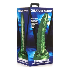 Creature Cocks Emerald Dragon Silicone Dildo - Model X1 | Unisex G-Spot and P-Sp - Picture 1 of 1