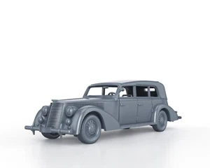 WWII CARS - FIAT 2800 TORPEDO (hollow) - 1/56 1/72 1/87 1/100 - Photo 1/4