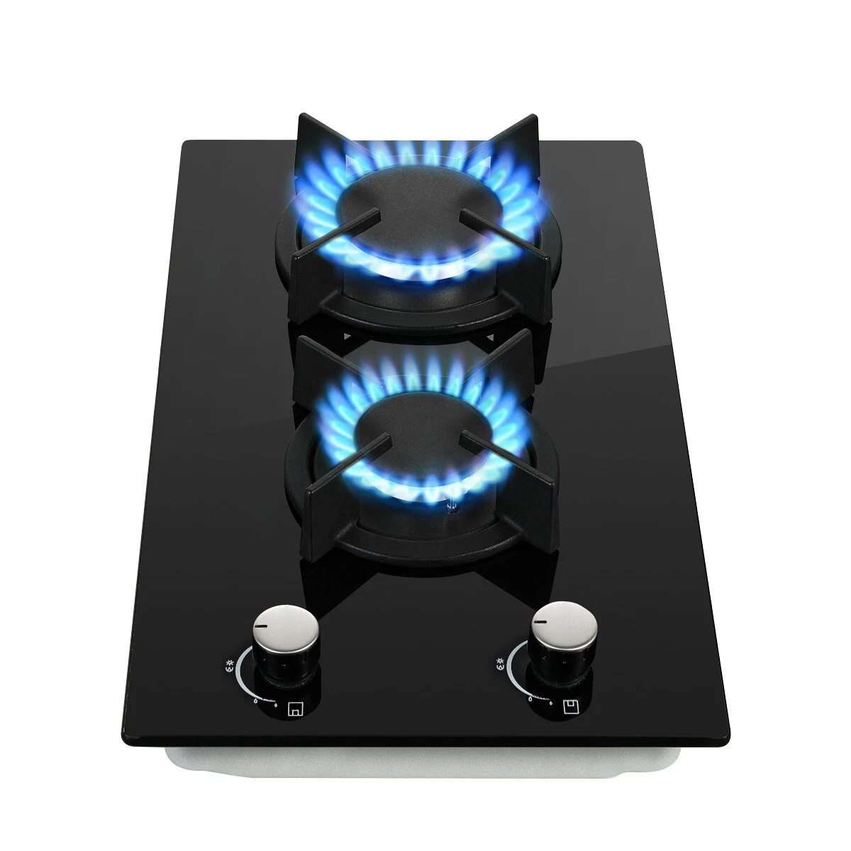 PHÖNIX PS-901T Gaskochfeld Mit 5 Brennern (Edelstahl) – Für Einbau Oder Freistehend, Inkl. Wok-Aufsatz