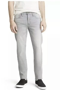 Pantalones de mezclilla Levi Signature para hombre S37 38x30 ajustados premium súper flexibles gris humo - Imagen 1 de 12