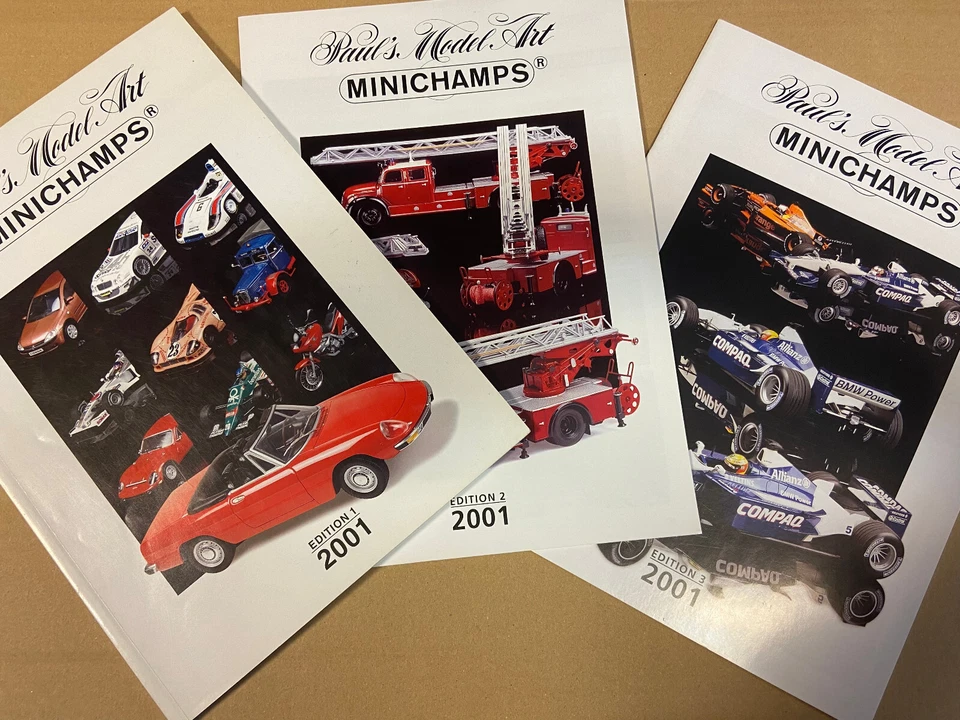 Set cataloghi 2001 MINICHAMPS - Immagine 1 di 1