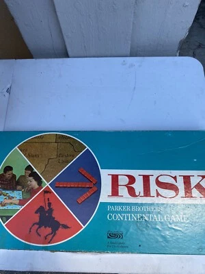 1968 Vintage Risk Board Game Plastic Pieces Complete - Image 1 of 4