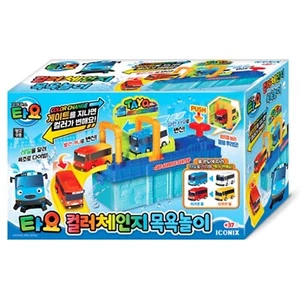 Tayo Bus Color Change Toy Play Set with 2-Mini Cars Kids Toy - Picture 1 of 6