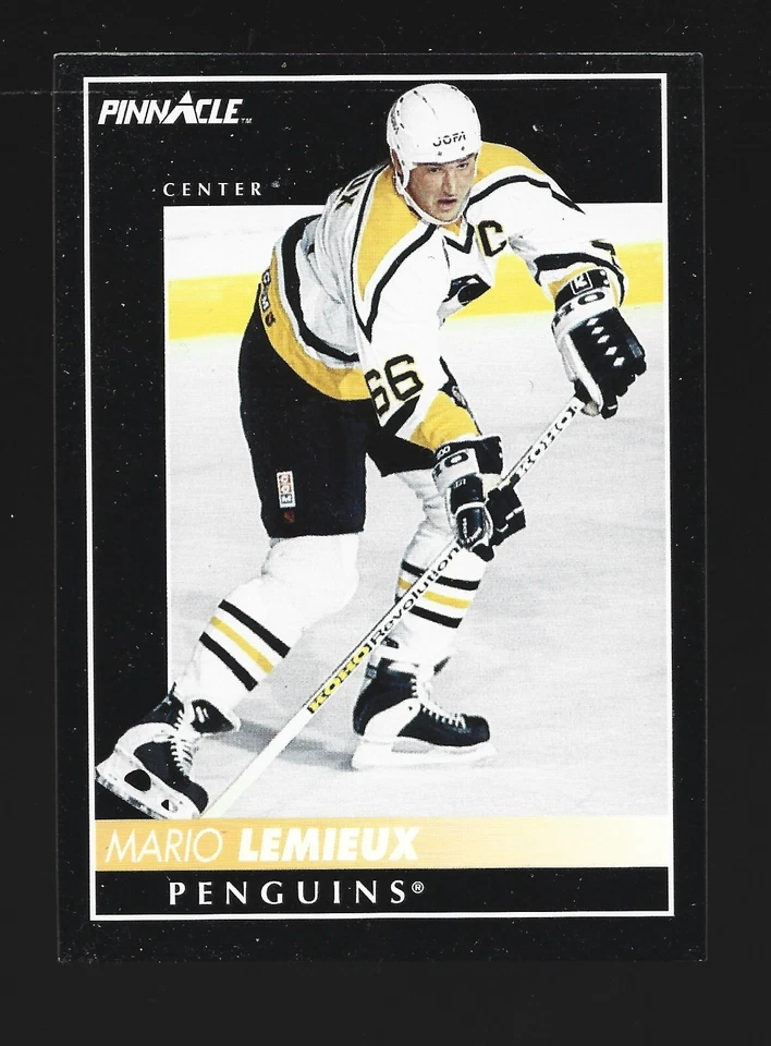 1992-93 Pinnacle Hockey #300 Mario Lemieux Pittsburgh Penguins - Image 1 of 1