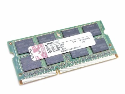 Kingston 4GB x1 KTL-TP1066/4G DDR3-1066Mhz RAM SO-DIMM 204pin Memory (DE20) - Image 1 of 4