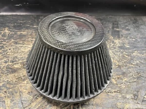 K&N for Universal Clamp On Carbon fiber CF Air Filter 6" 6in USED - Bild 1 von 16