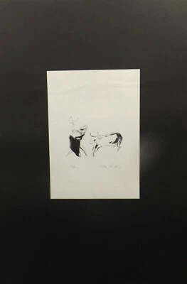 " Tauromachie Scène " Litho,Graphique / Pression Numéroté 118/200 Récemment - Photo 1/4
