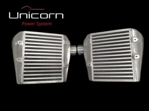 2.5” Twin Intercoolers Side Mounted for Nissan 300ZX Fairlady Turbo 1989-1996 - Picture 1 of 3
