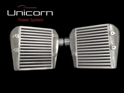 "Intercoolers dobles de 2,5"" montados lateralmente para Nissan 300ZX Fairlady Turbo 1989-1996" Foto 1 de 3