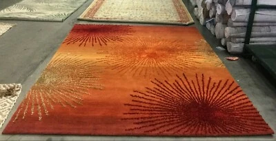 Alfombra dañada RUST / MULTI 7'-6" X 9'-6", precio reducido 1172642119 SOH712R-8 Foto 1 de 4