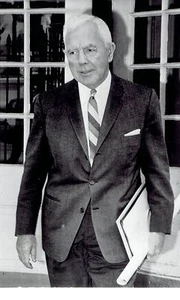 1962 Wire Photo CIA Director John McCone meets President Kennedy at White House - Picture 1 of 2