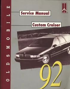 1992 Oldsmobile Custom Cruiser ~ Original GM Factory Service Manual "B" - Picture 1 of 1
