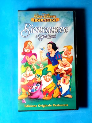 VIDEOCASSETTA VHS BIANCANEVE E I SETTE NANI I CLASSICI WALT DISNEY DA COLLEZIONE - Immagine 1 di 3