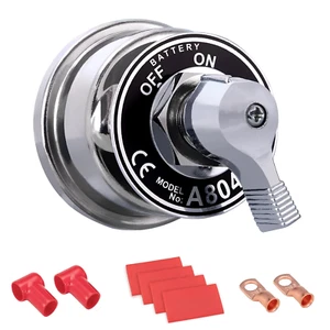 Battery Disconnect Switch 12-48V Heavy Duty Battery Shut off Switch 200A High Cu - Picture 1 of 12