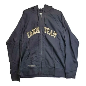 Chipotle Organic Cotton Farm Team Cultivate Black Zip Hoodie Mens M Made In USA - Picture 1 of 9