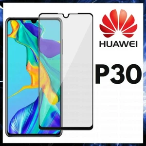 PELLICOLA VETRO TEMPERATO CURVO 9D PER HUAWEI P30 Protezione Display P 30 2019 - Zdjęcie 1 z 2