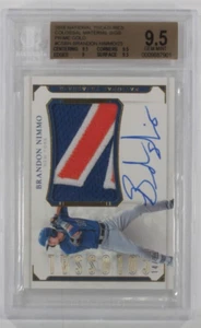 2016 Panini National Treasures Colossal Brandon Nimmo Prime Gold BGS 9,5 #CS-BN - Bild 1 von 3