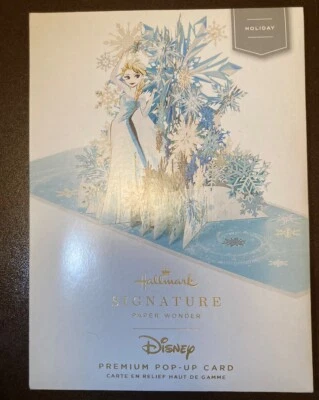 Hallmark Signature Premium Pop-Up Frozen Holiday Greeting Card - Elsa - Image 1 of 4