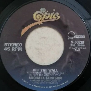 MICHAEL JACKSON Off The Wall / Get On The Floor 950838 Epic 7" 45rpm Vinyl VG++ - Foto 1 di 2