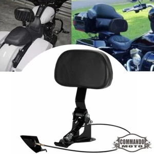 Driver Rider Backrest For Harley Road King Street Glide Road Glide FLHT 2009-21 - Picture 1 of 10