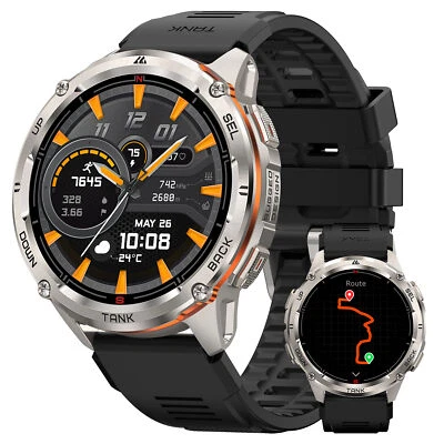 2025 KOSPET TANK T3 Ultra2 Smart Watch Men GPS 480mAh Battery 50M Waterproof NEW