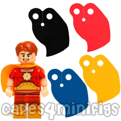 CAPES4MINIFIGS 2 KUNDENSPEZIFISCHE Umhänge für Lego Hyperion Minifigur - NUR UMHANG