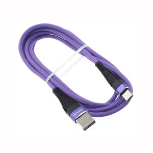 For Galaxy A23/A24/A25 Purple 10ft USB Cable Type-C Charger Cord Power Wire - Picture 1 of 6