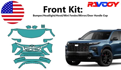 For Chevy Traverse RS 2024-2025 Front Paint Protection Film PreCut PPF - Image 1 of 4