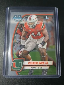 Rueben Bain Jr. - Bowman University 2024 - Miami Hurricanes - 1st Bowman  - Bild 1 von 2