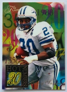 BARRY SANDERS 1994 Fleer Ultra Flair Hot Numbers #11 DETROIT LIONS - Picture 1 of 2