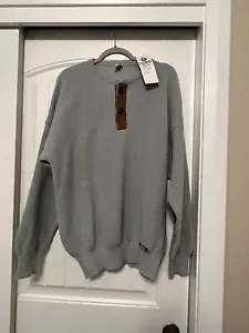 COLMAR VINTAGE SWEATER CASUAL Men’s Size 4 Or XL New 1/4 Button Light Blue - Picture 1 of 5