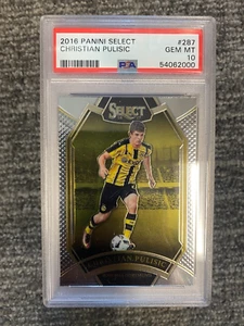 2016 PANINI SELECT Christian Pulisic #287 Borussia Dortmund PSA 10 - Picture 1 of 1