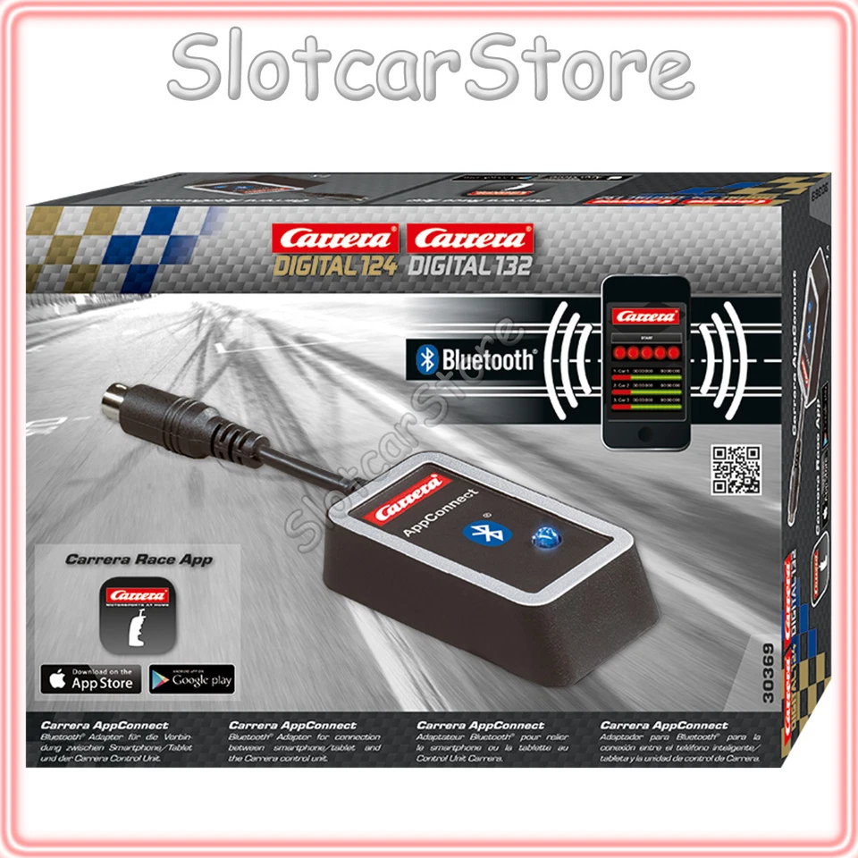Carrera Digital 124/132 App Connect 30369 Bluetooth Zeitmessung Rundenzähler