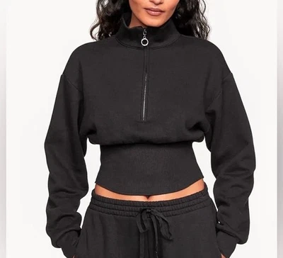 Suéter Pullover Victoria's Secret Polar Corsé Media Cremallera Cuello Simulado XS ENVÍO GRATUITO Foto 1 de 4