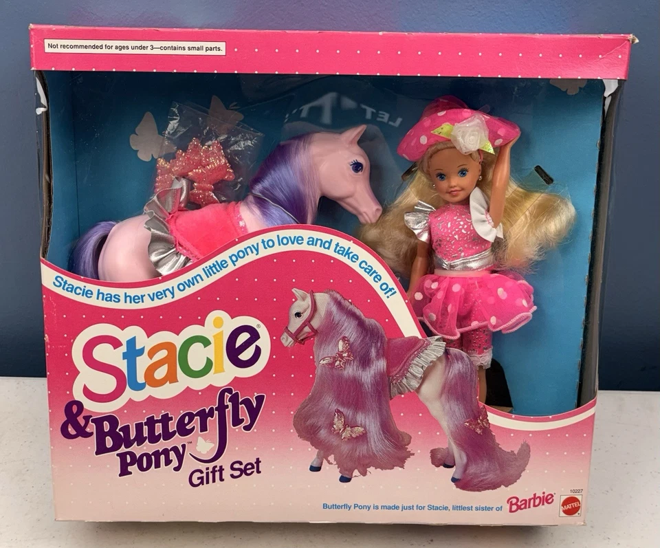 1993 Mattel Stacie & Butterfly Pony Gift Set #10227