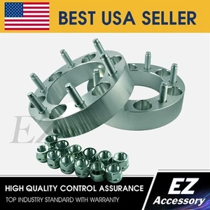 2 Wheel Adapters 6 Lug 6x139.7 ¦ 6x5.5 Chevy/GMC with 108mm Bore Spacers 1"&1.5" - Picture 1 of 4