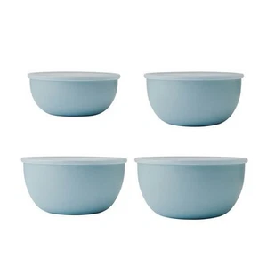 NEW KitchenAid Meal Prep Bowl Set w/Lids Mineral Water 4pce - Picture 1 of 4