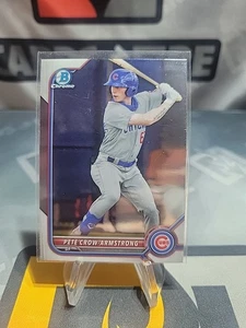 2022 Bowman #BCP-102 Pete Crow-Armstrong Chrome Prospects Chicago Cubs - Picture 1 of 2