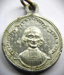 Antigua medalla santa patrona de Santa Filomena y Beato Juan Vianney Patrono de los Sacerdotes - Imagen 1 de 2
