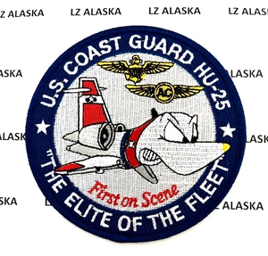 US COAST GUARD HU-25 GUARDIAN "ELITE OF THE FLEET" PATCH (CG6) 1982 - 2014 - Bild 1 von 3