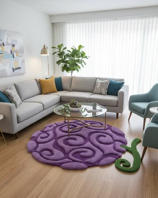 3d Devil Fruit Gomu Gomu tufted custom rug - Image 1 of 4